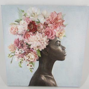 🍍🍍🍍 3 / $15 Floral Queen Wall Print on Canvas